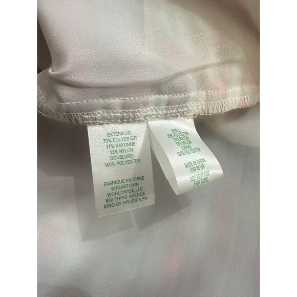 NWT Lilly Pulitzer Laken Skirted Romper in bluette floral stripe woven jacquard - Picture 9 of 9